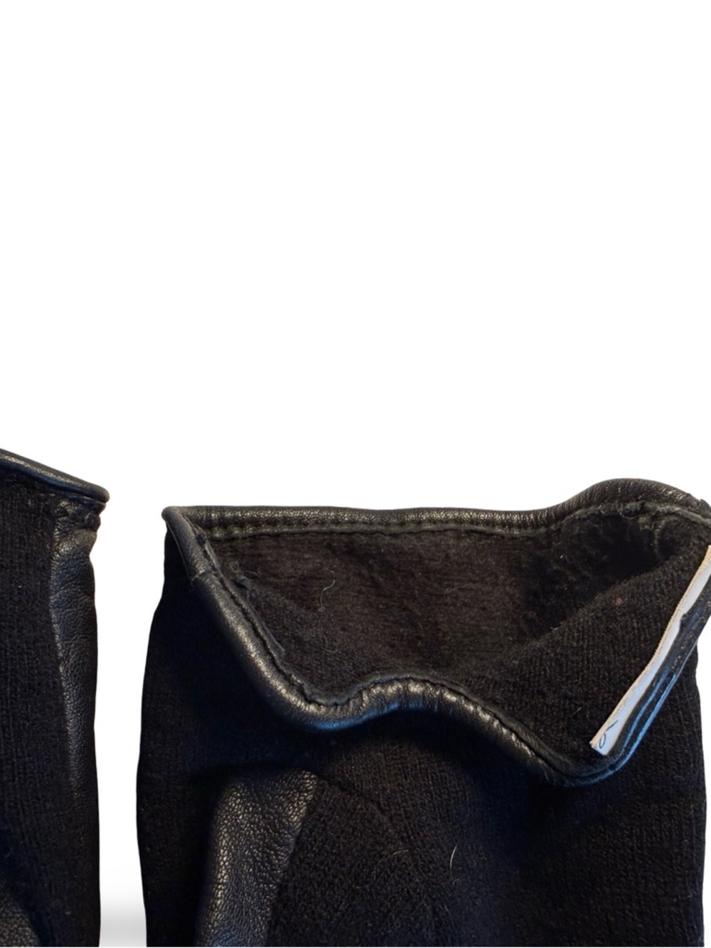 Lauren Ralph Lauren Raised Logo Leather Touch Gloves - Picture 9 of 10